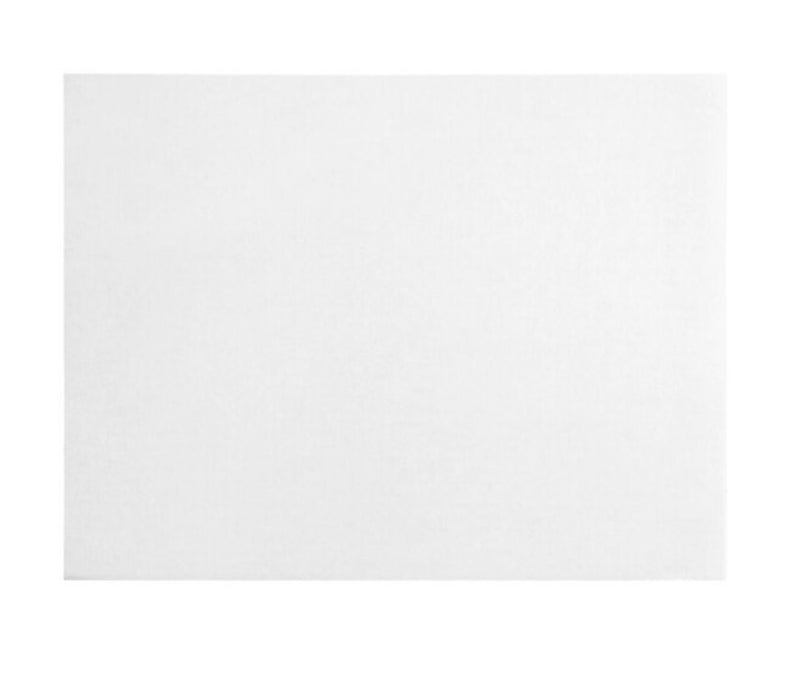 19" × 14" White Corrugated Half Sheet Cake Board
