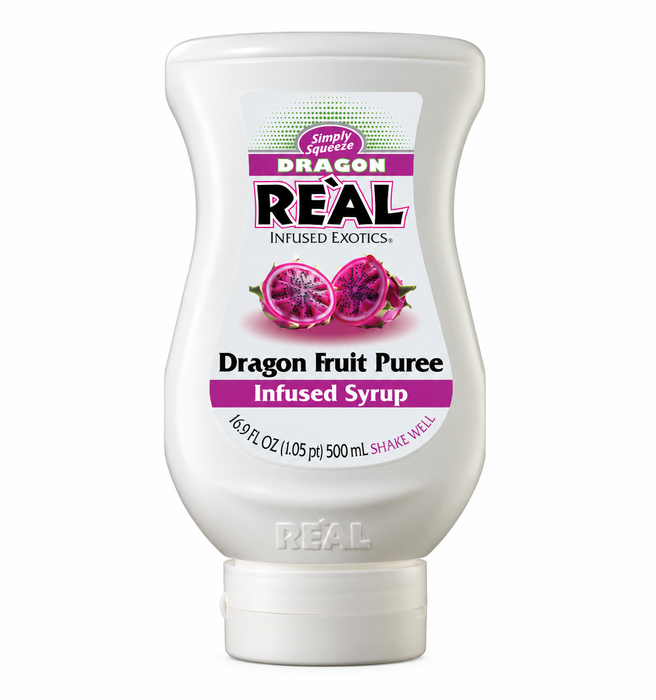 DRAGON Reàl Infused Exotics Dragon Fruit Puree Infused Syrup – 16.9 fl oz
