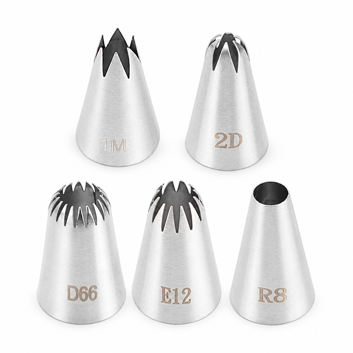 Stainless Steel Cake Decorating Piping Tips