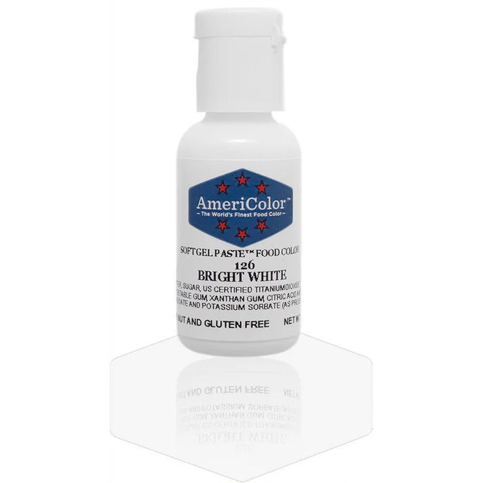 AmeriColor Bright White Super Gel Paste .75 oz