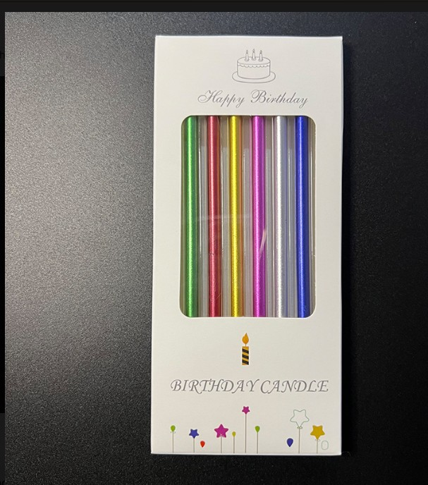 Rainbow Birthday Candles