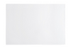 White rectangular cake drum on a white background