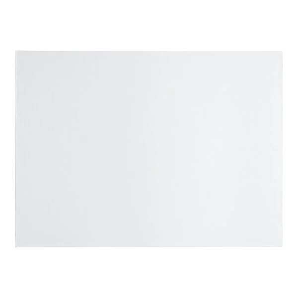 19 x 14 inch white half-sheet cake drum