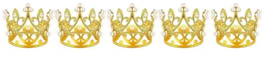 Mini Crown Cake Topper Gold