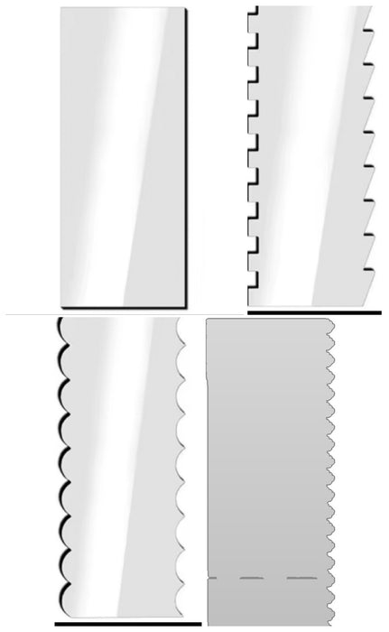 Clear Acrylic Cake Scraper Comb