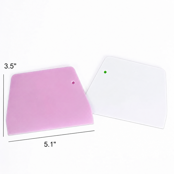 Flexible Plastic Dough Scraper